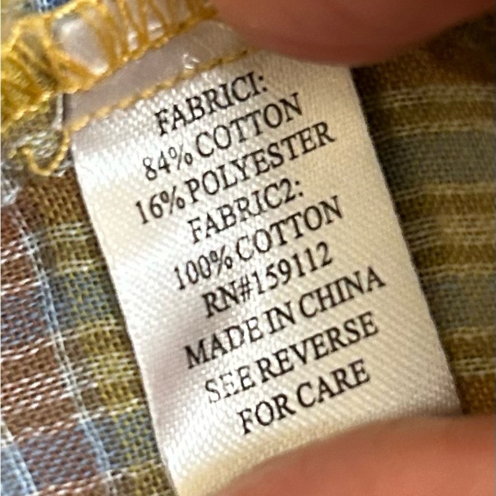 Given Kale Women's Mixed-Plaid Long-Sleeved Boyfriend Shirt - Picture 8 of 10